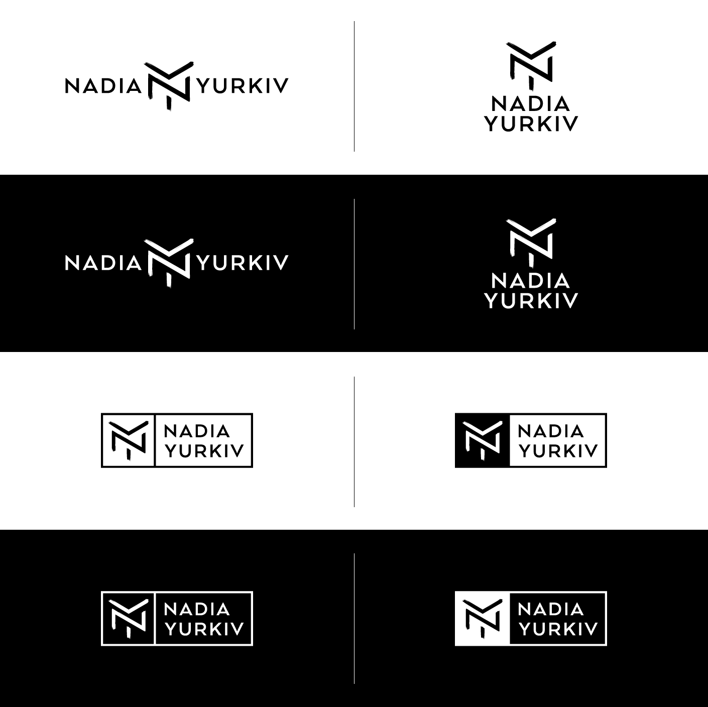 Nadia-Yurkiv-logo-variations