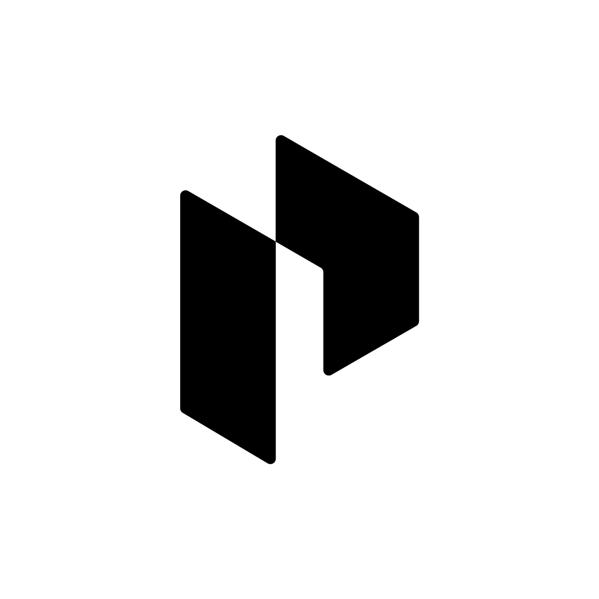 Abstract P Logo ingeniously uses hexagon shapes to shape the letter 'P,' reflecting elegance, modernity, and precision.