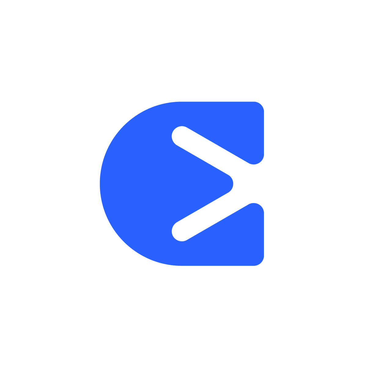 Letter E Logo: Precision meets elegance with an arrow in rounded corners. Distinctive, progressive, and stylish.