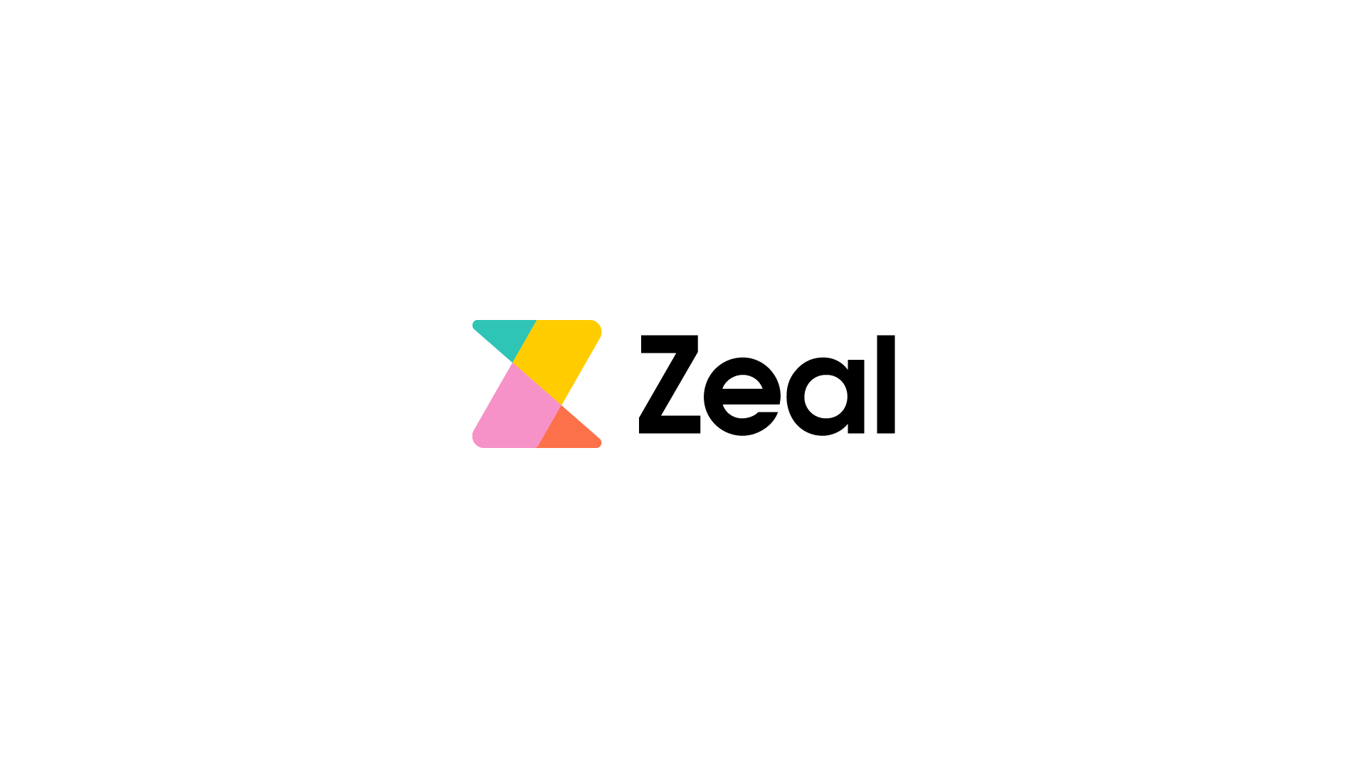 Mental Well-being App logo, colorful 'Z' letter design, symbolizing positivity and vibrant mental health