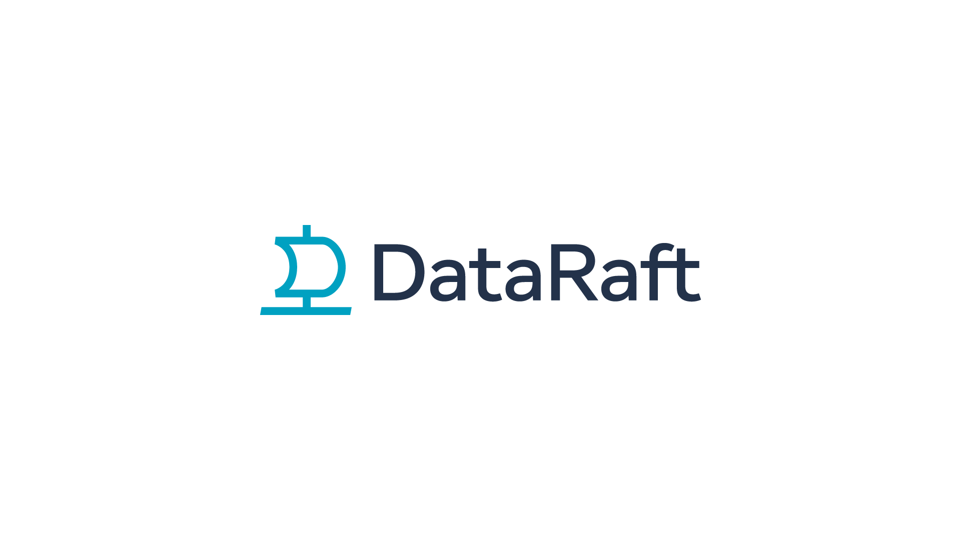 DataRaft logo with a raft and the letter 'D', representing seamless data operations and navigation