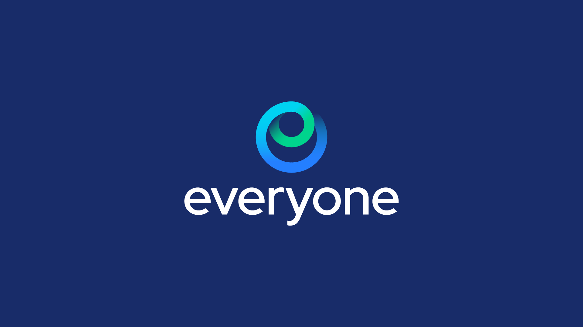 Everyone - Nonprofit Communication Platform logo, features abstract letter 'E' in a circular form, symbolizing unity and inclusivity