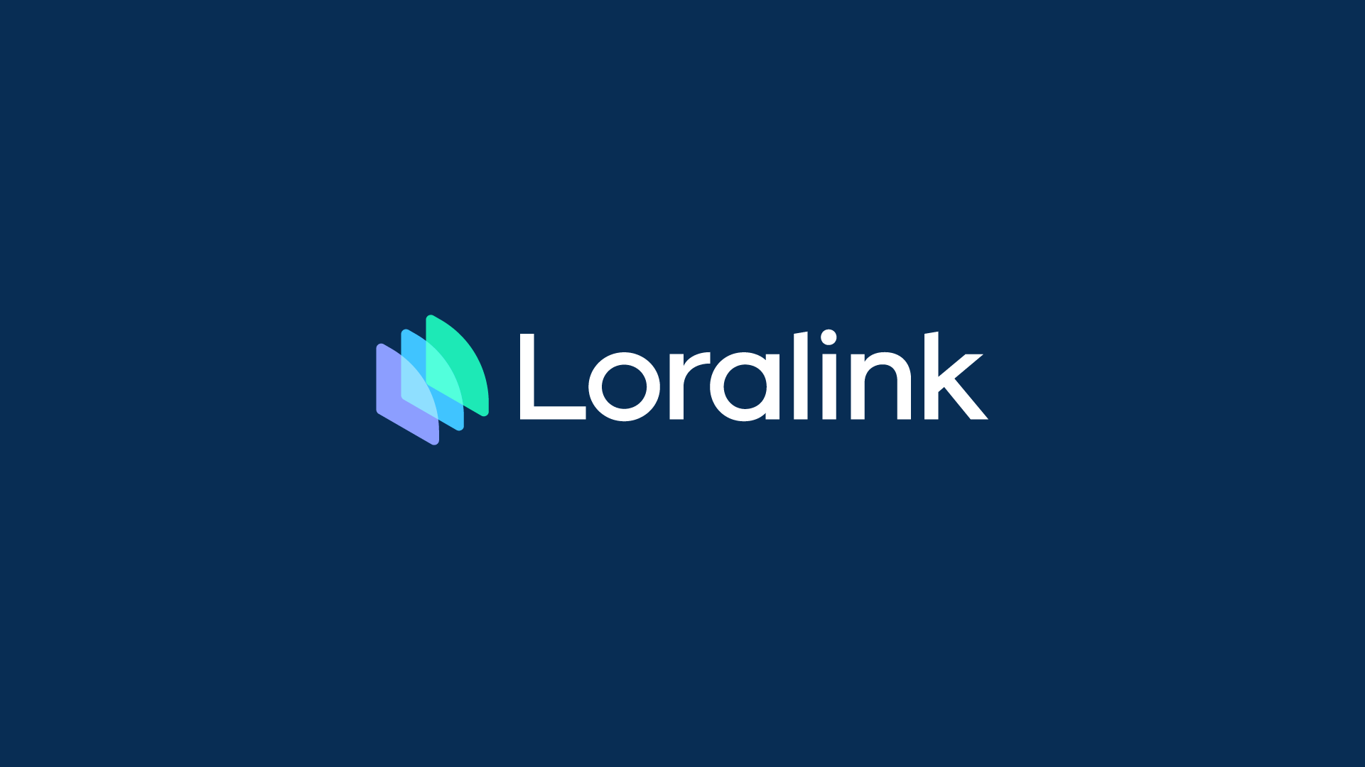 Loralink - New Wireless Network logo, letter 'L' with three waves, symbolizing connectivity and seamless wireless communication