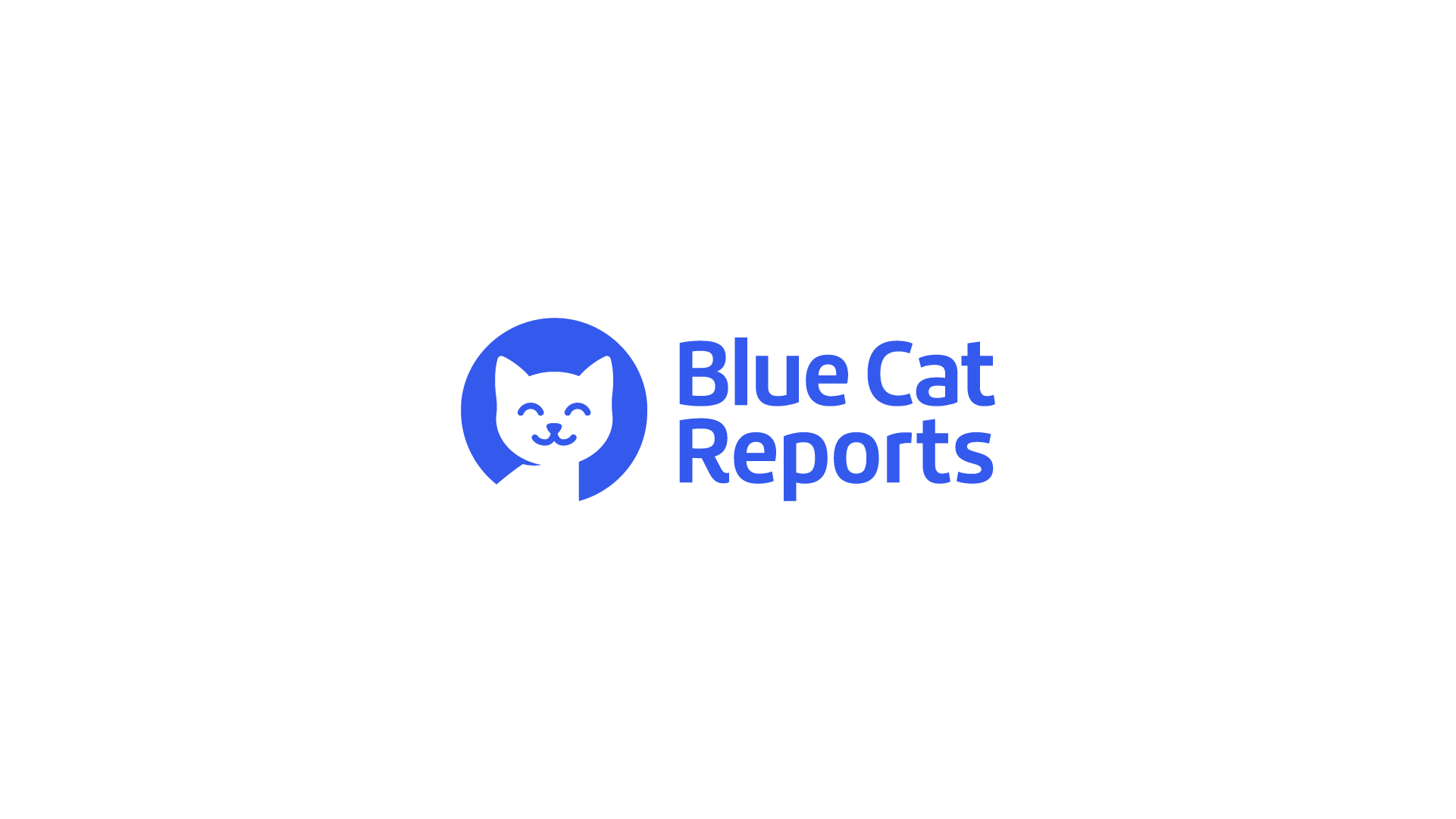 Blue Cat Reports logo for Reporting App for Trello, featuring a cute blue cat, representing user-friendly and engaging reporting