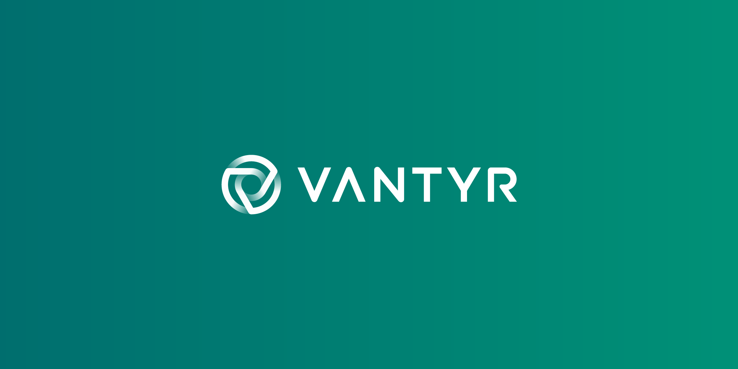 Vantyr-logo-on-green-gradient-background