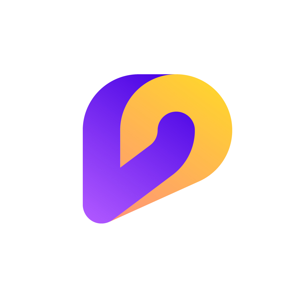 3D P Logo
