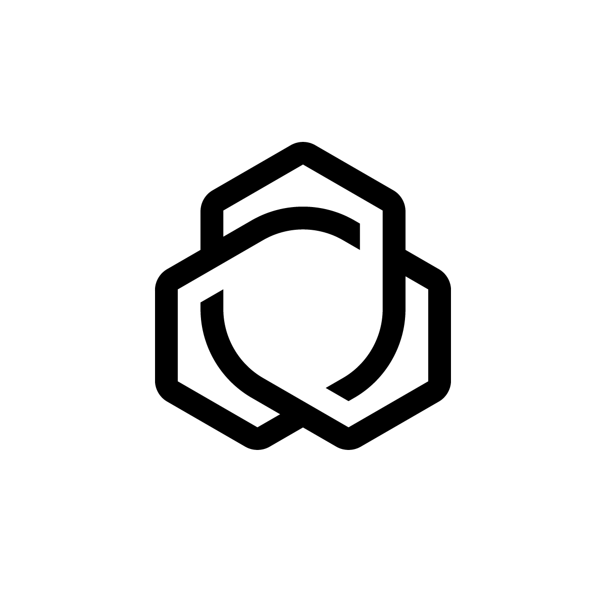 Hexagon Shield Logo