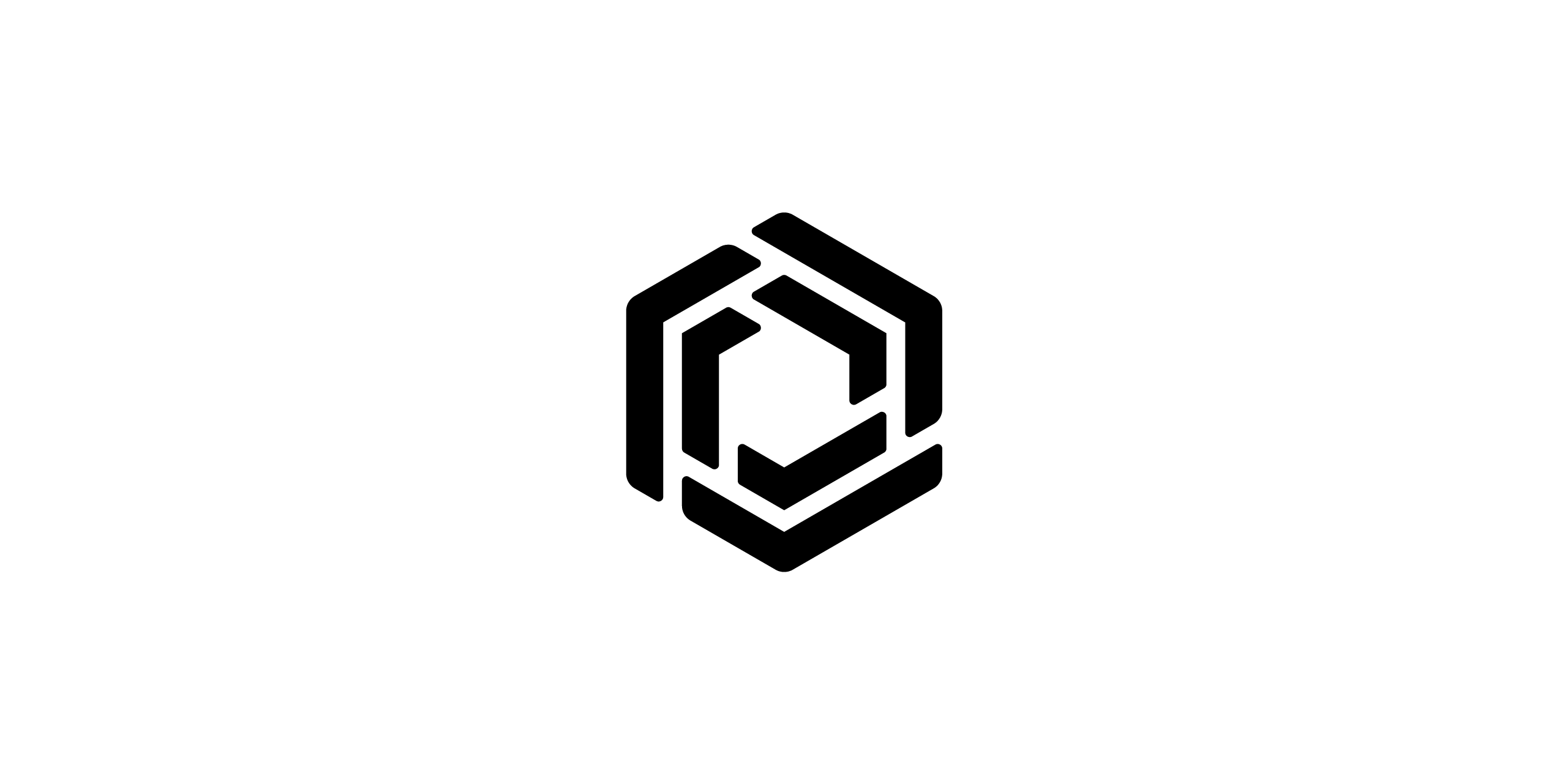 Minimalist hexagonal logomark for WalletSign, designed to represent secure blockchain transactions and digital identity.