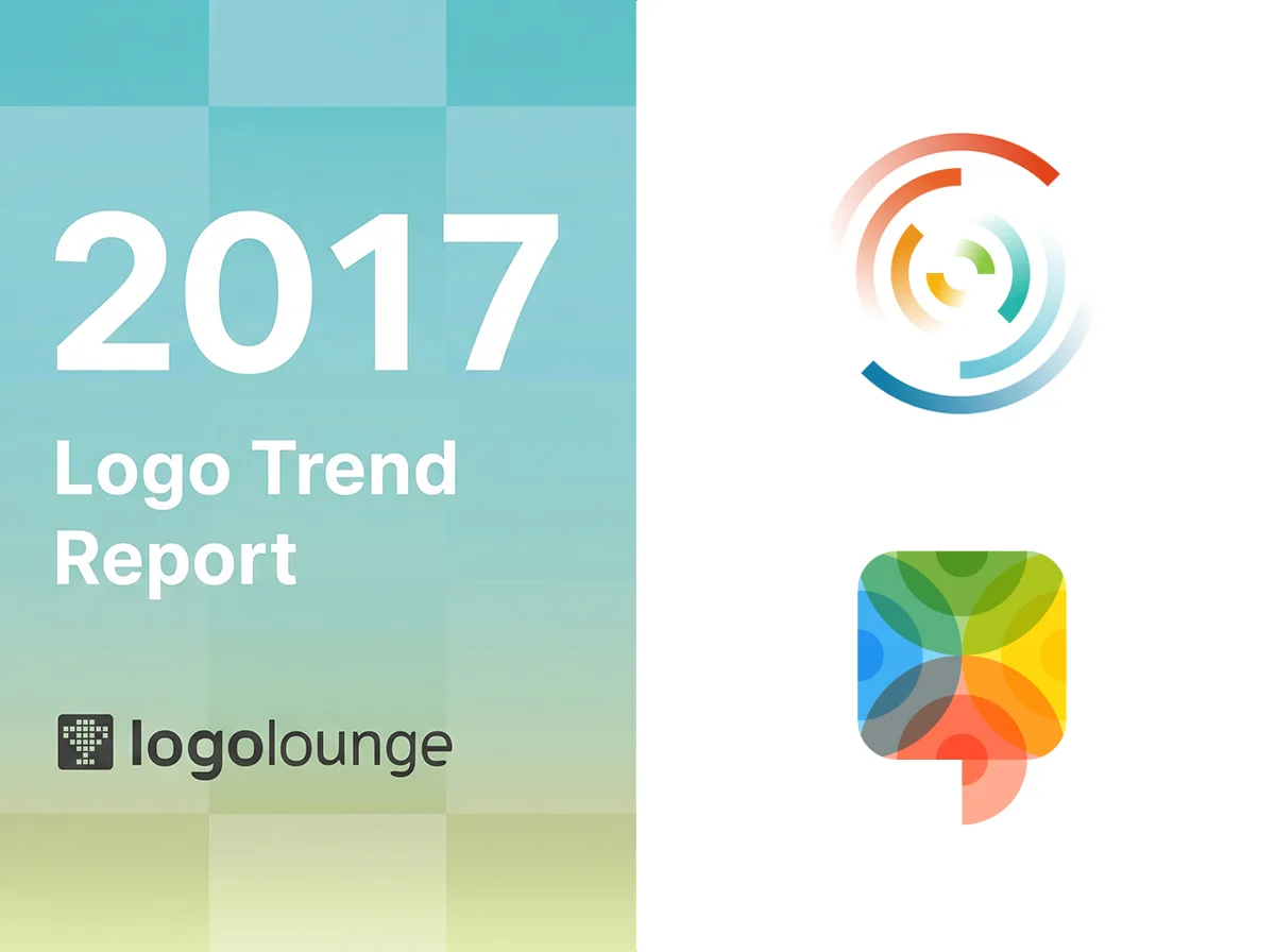 Two Brandforma logos featured in LogoLounge 2017 Logo Trend Report, Fades and MultiCentric categories