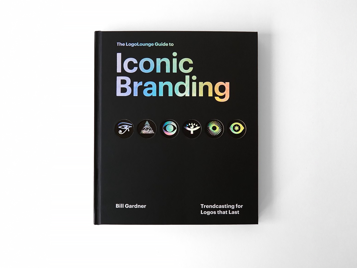 Brandforma logos featured in The LogoLounge Guide to Iconic Branding book by Bill Gardner