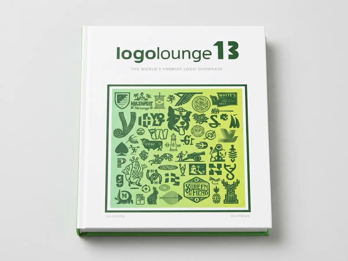 LogoLounge Book 13 (2022) by Bill Gardner & Sarah Whitman LogoLounge Book 13 (2022) cover featuring 12 logos by Brandforma
